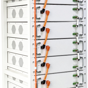 Rack-mounted high-voltage energy storage system